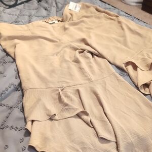 Cato Cream Wide Leg Jumpsuit